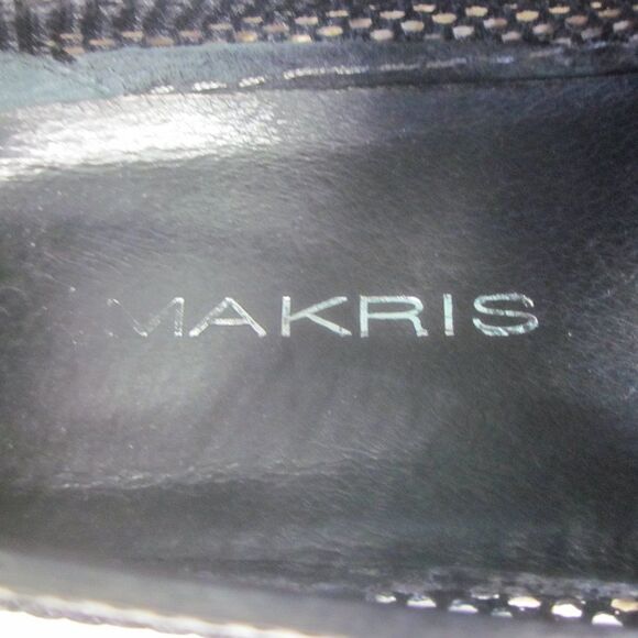 Makris Womens Size 8 / 38.5 Slip On Platform Espadrille Loafer Casual Shoes - Picture 5 of 14